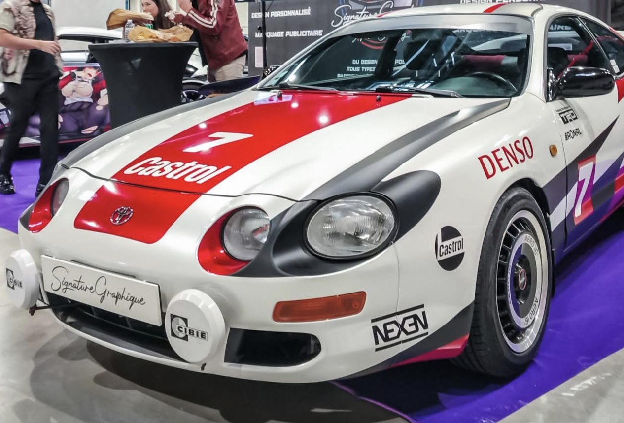 Toyota Celica GT-Four covering rallye WRC — vue 2
