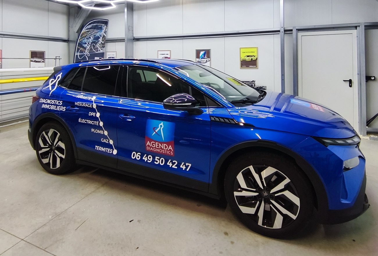 Skoda Enyaq Agenda Diagnostics — vue latérale