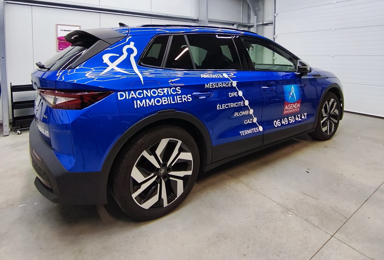 Skoda Enyaq Agenda Diagnostics — vue arrière ¾